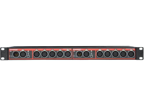SWISSON XSP-3R-3R DMX Splitter Double-rack, DMX, XLR, 3pin
